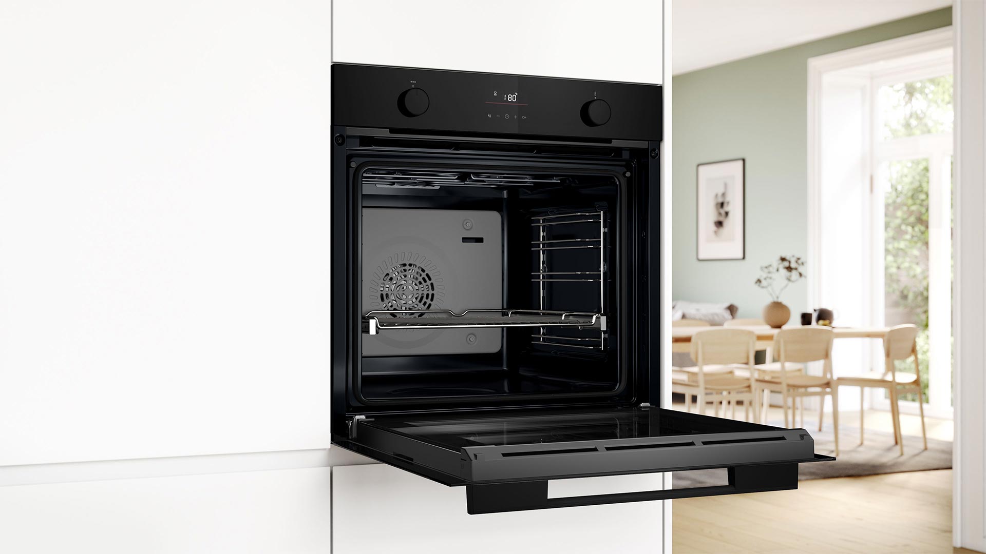 Духова шафа з функцією додавання пари вбудовувана BOSCH HUA736EA0T
