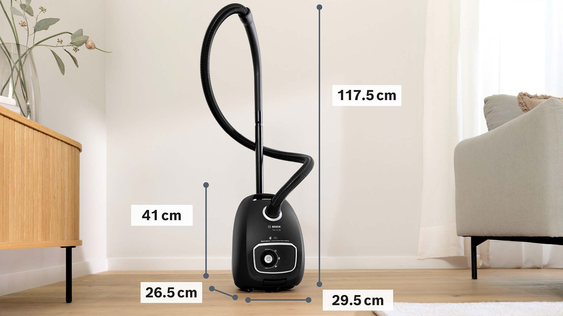 Пилосос з мішком BOSCH BGB41BA1