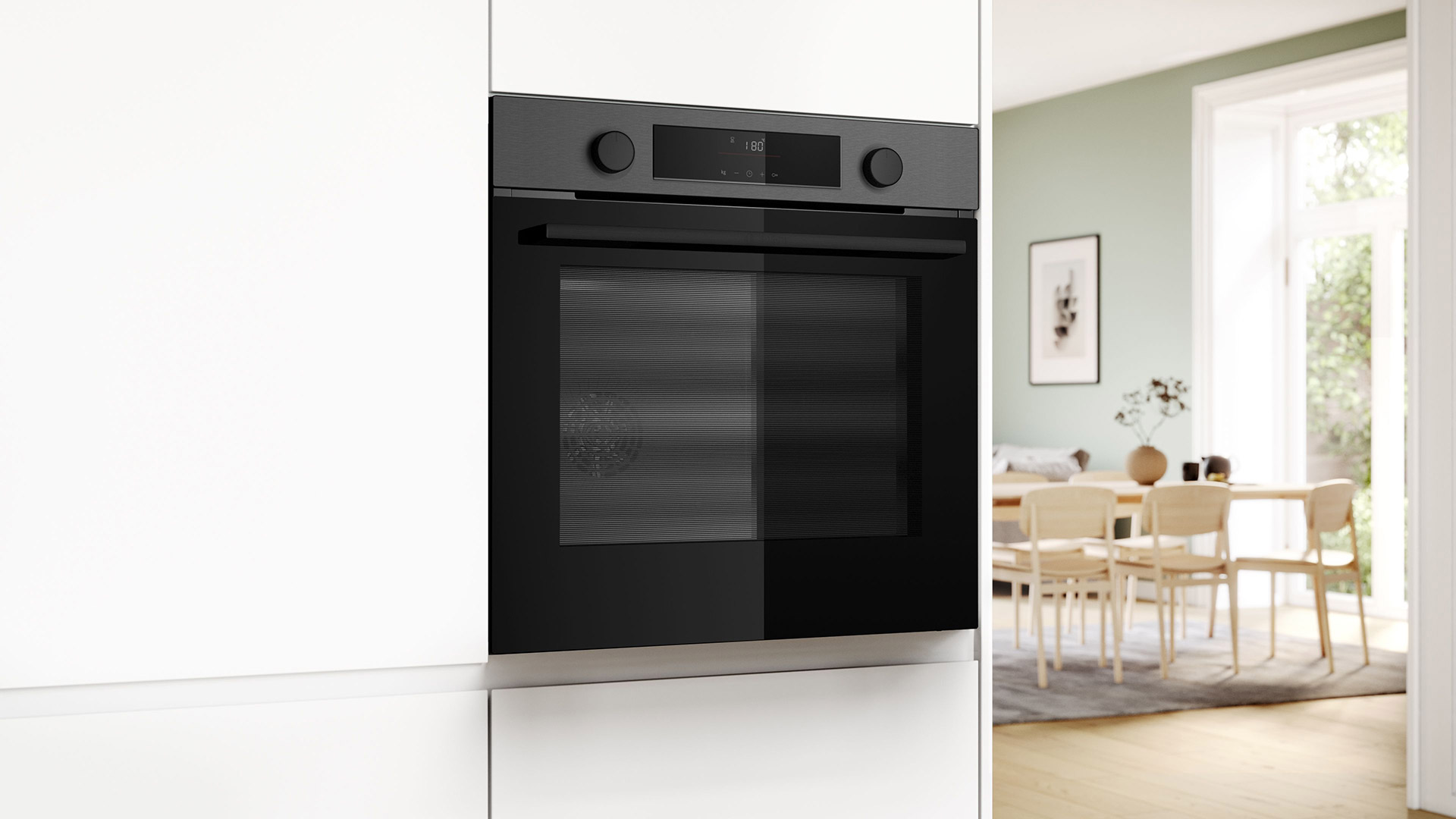 Духова шафа з функцією додавання пари вбудовувана BOSCH HUA736EG0T
