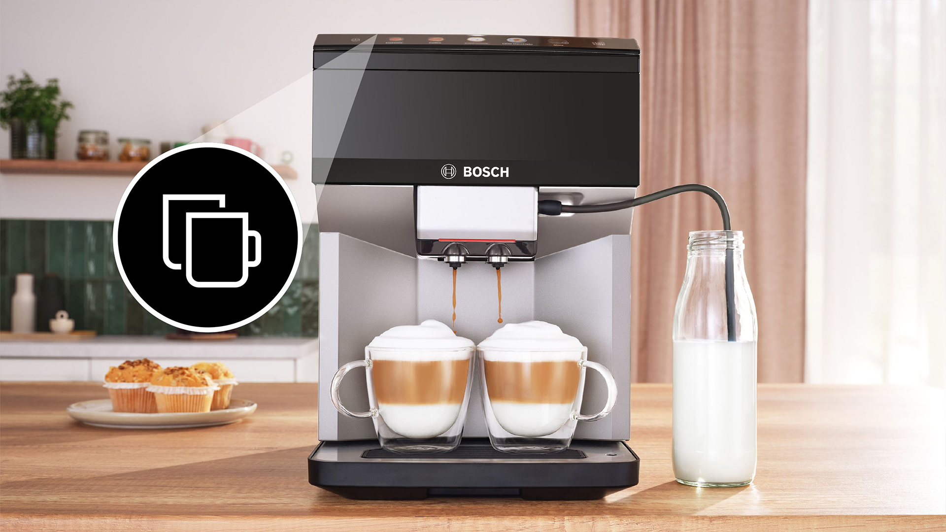 Повністю автоматична кавомашина BOSCH TPE40307