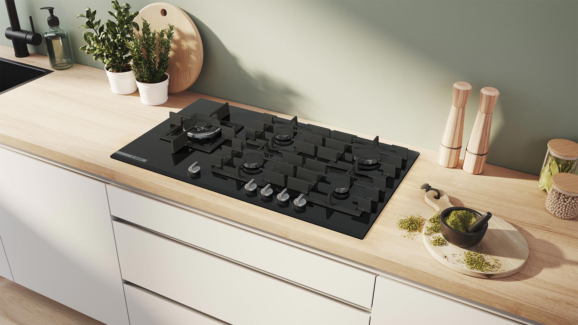 Варильна панель газовая BOSCH PRS9A6H40