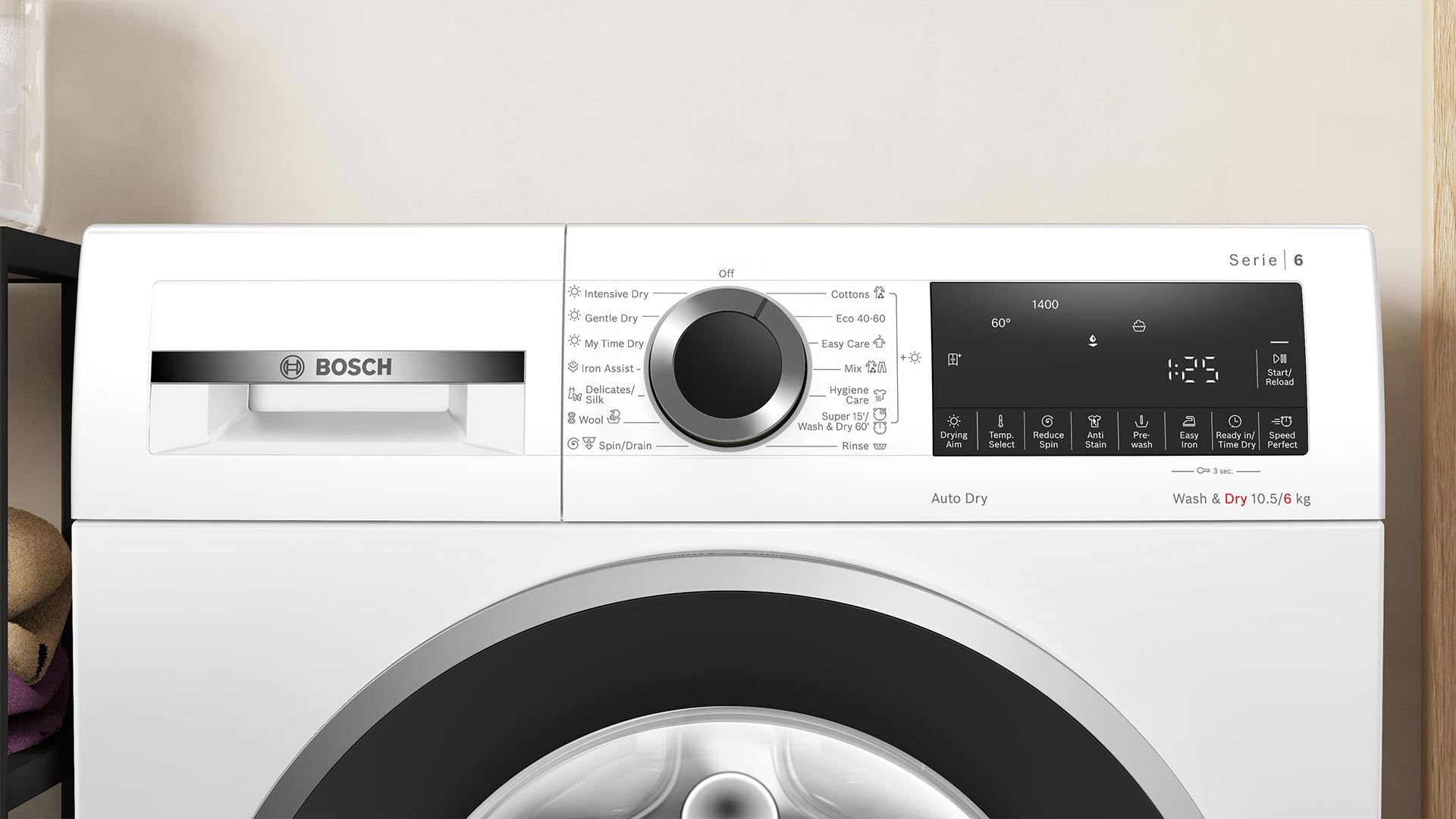 Прально-сушильна машина BOSCH WNA25401ME