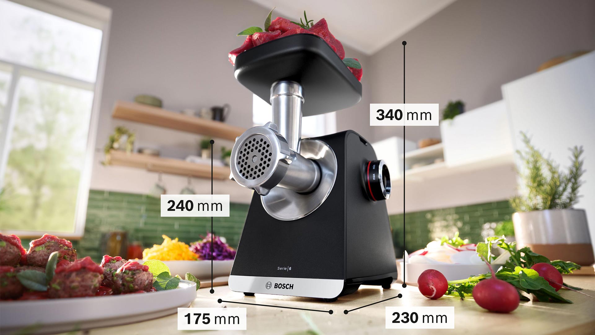 М'ясорубка BOSCH MFWS650B