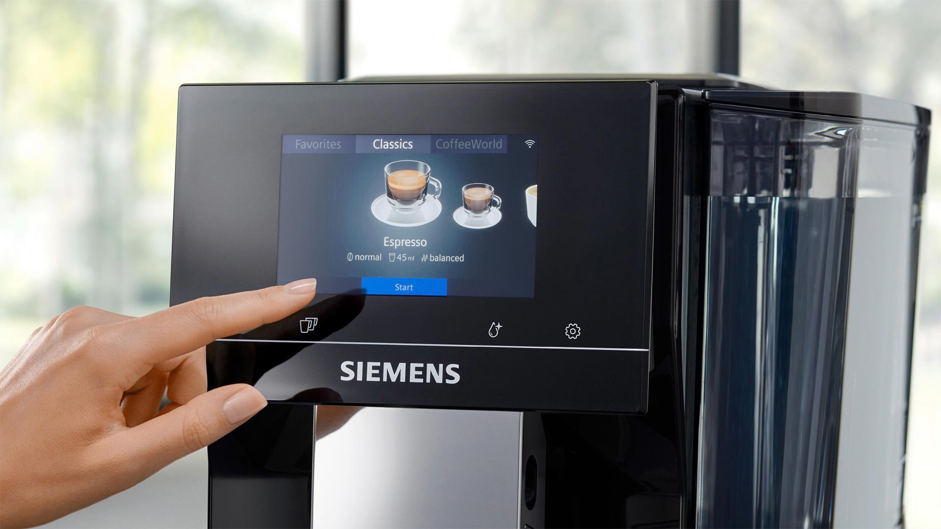 Повністю автоматична кавомашина SIEMENS TP713R09